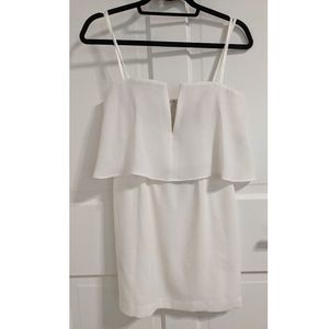 White cocktail party dress